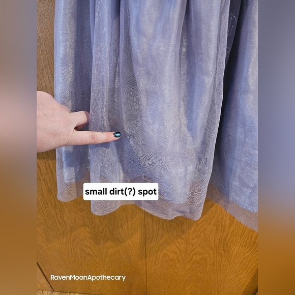 Hoilday Editions Girls Sliver Dress large 10/12 - Picture 5 of 14